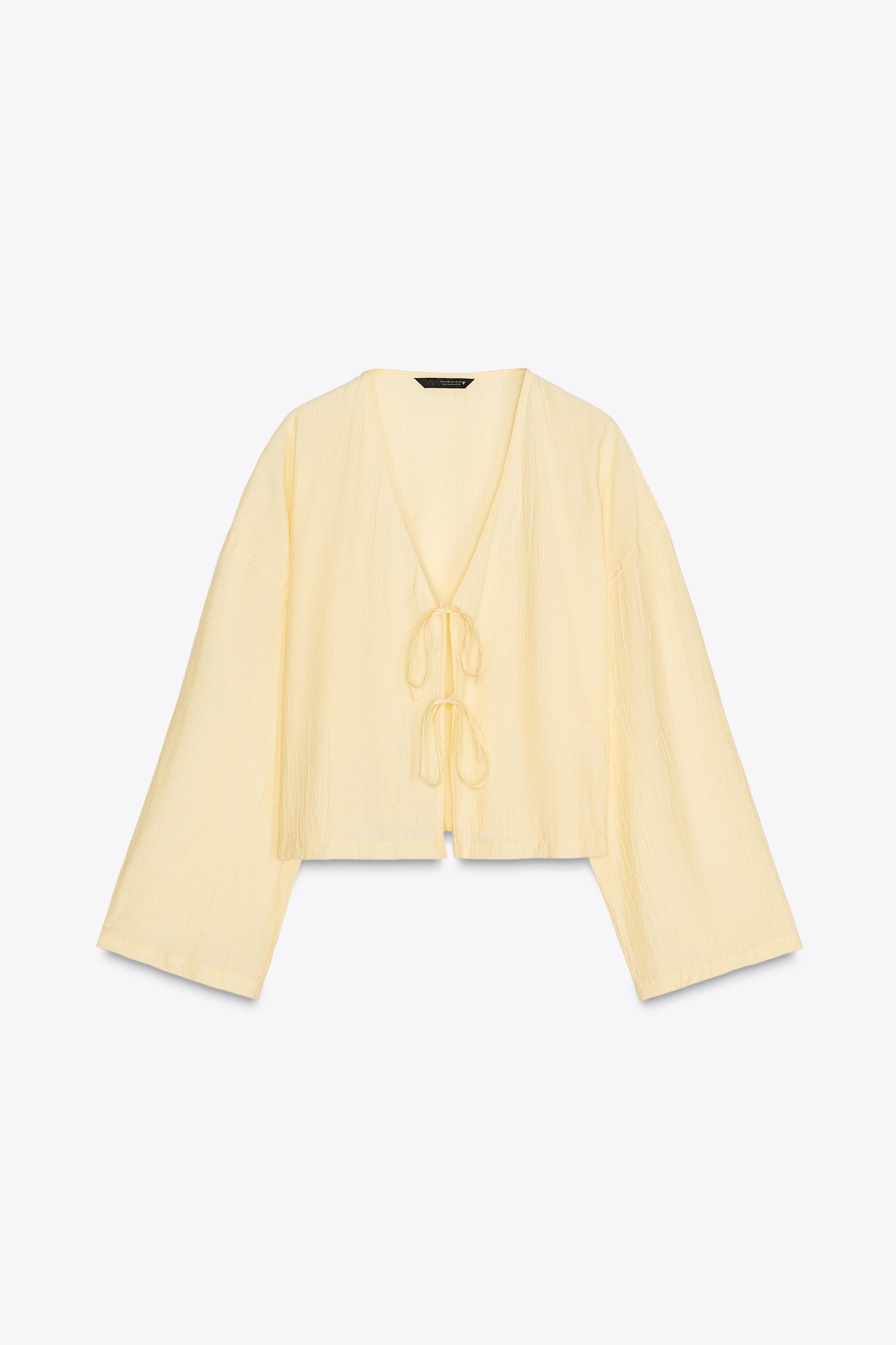 CRINKLED EFFECT KIMONO | Zara US
