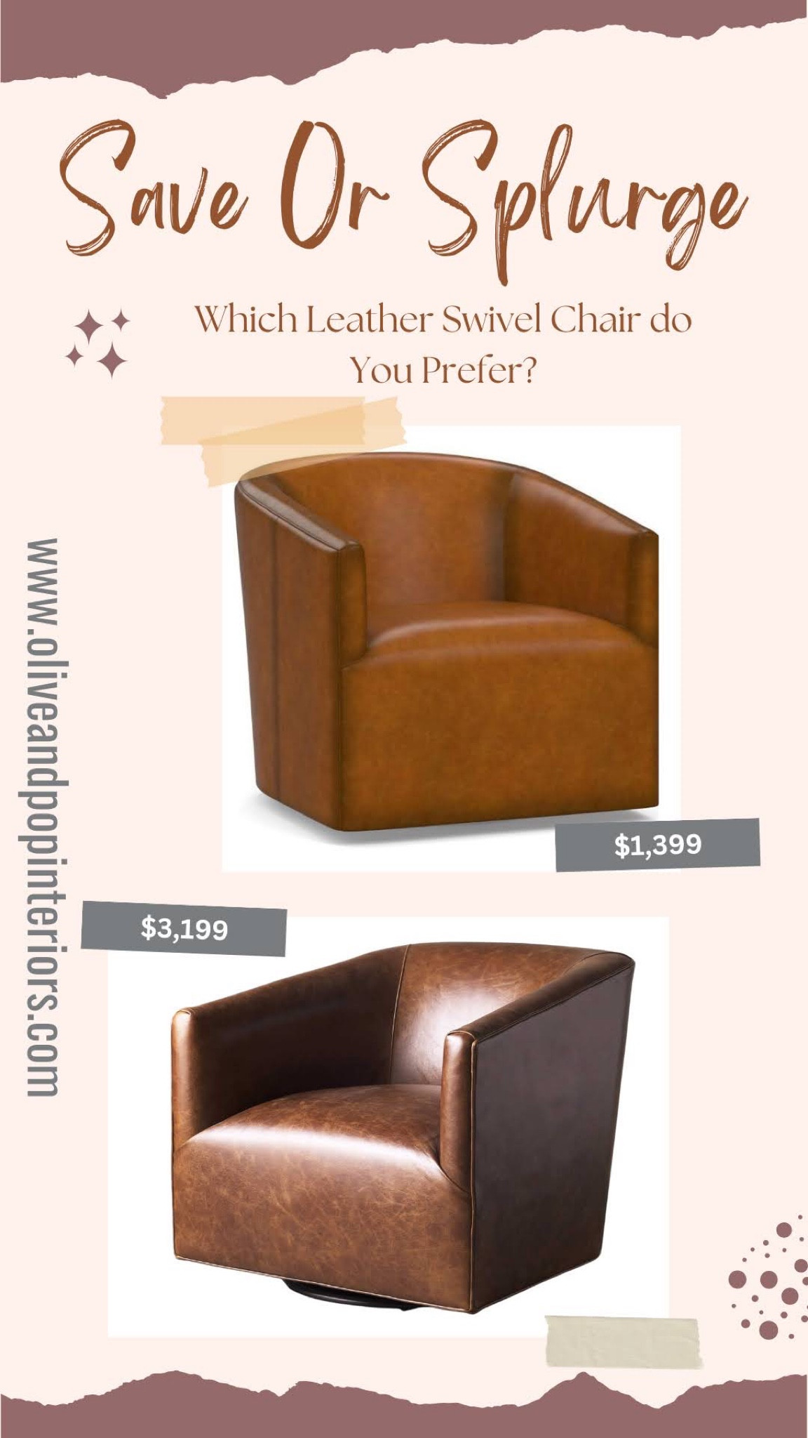 Which leather swivel chair makes your head turn???

#LTKfamily #LTKFind #LTKhome
