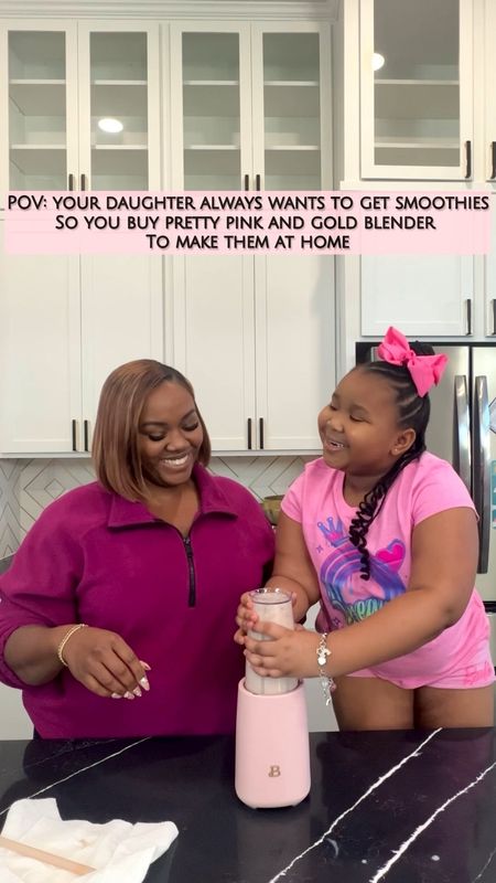 Now when J asks me to make a smoothie run I can tell her 🗣️ “We’ve got smoothies at home!” 😂
Seriously, this blender from @walmart is absolutely beautiful and sleek! Have you tried anything from Walmart’s home section lately? @walmart #walmartpartner #walmarthome

#LTKhome #LTKkids #LTKstyletip