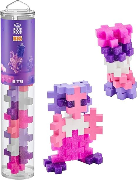 PLUS PLUS Big – 15 Piece Glitter Mix – Construction Building Stem/Steam Toy, Interlocking Lar... | Amazon (US)