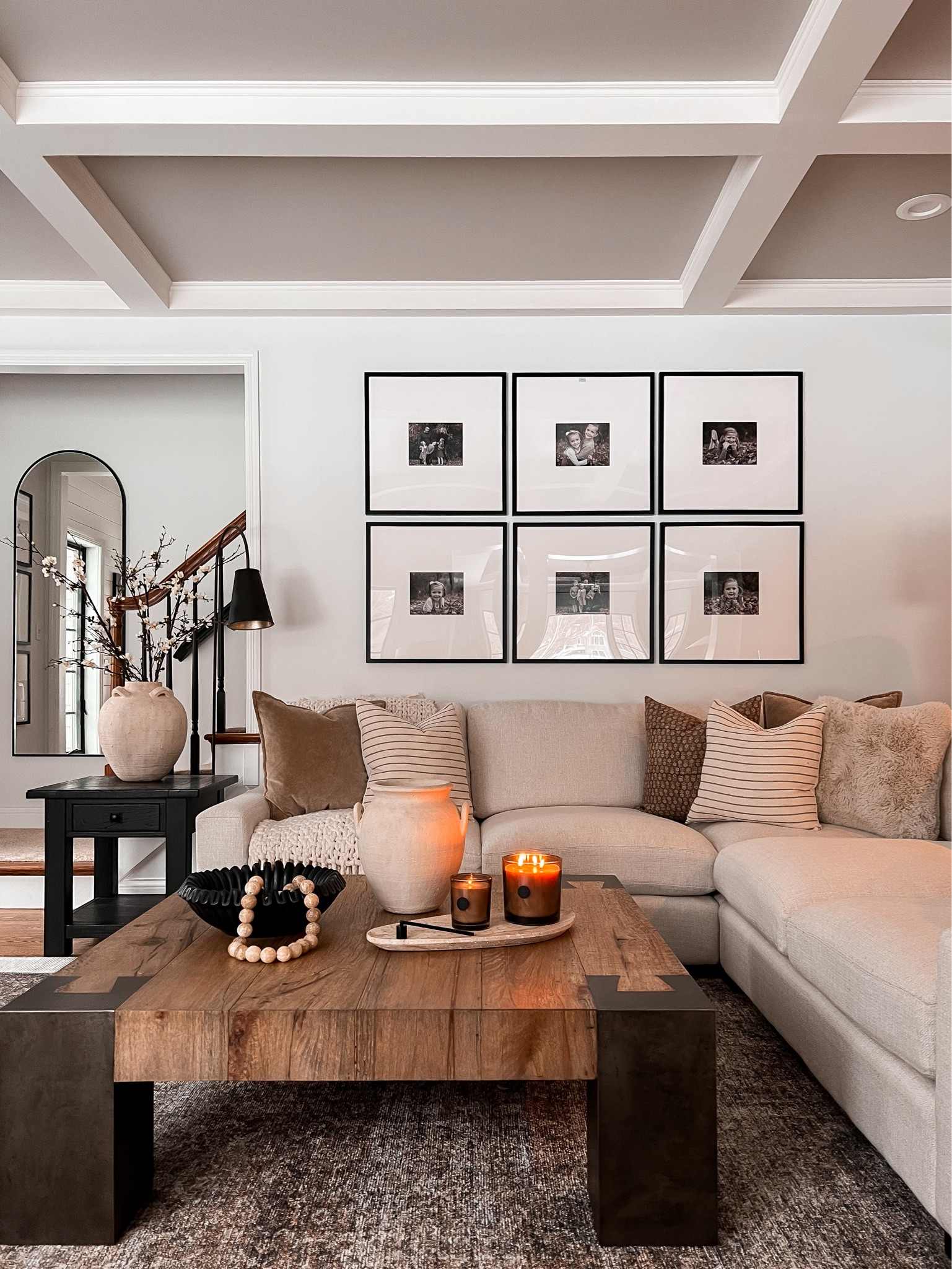 Gallery frames are 25x25 with an 8x10 opening and my rug is the tabacco/rust color option. 

#LTKstyletip #LTKhome