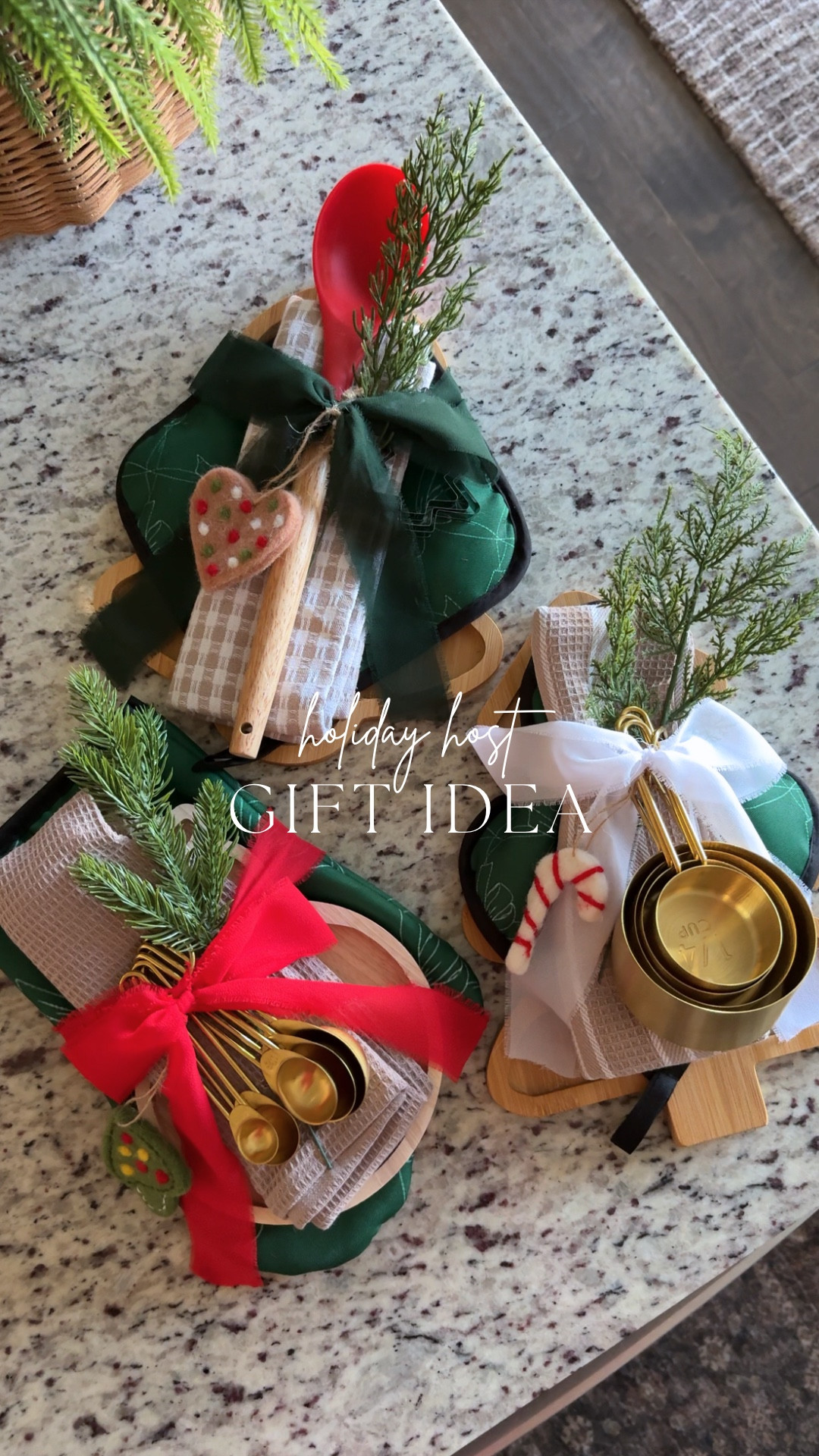 Festive host gifts, but make them extra cute 🎄✨ Mini kitchen bundles with cozy textures, pops of holiday color, and the sweetest little details. Perfect for spreading cheer one gathering at a time!

Linking what I can ❤️

#LTKHoliday #LTKHome