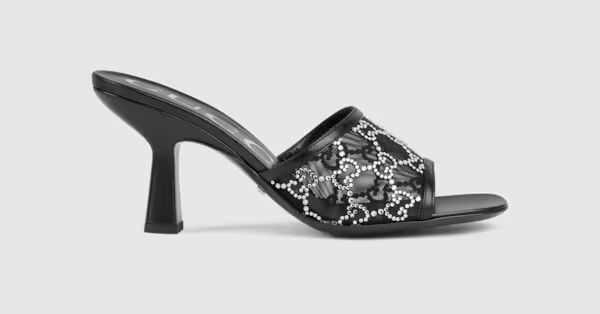 Women's GG mid-heel slide sandal | Gucci (US)