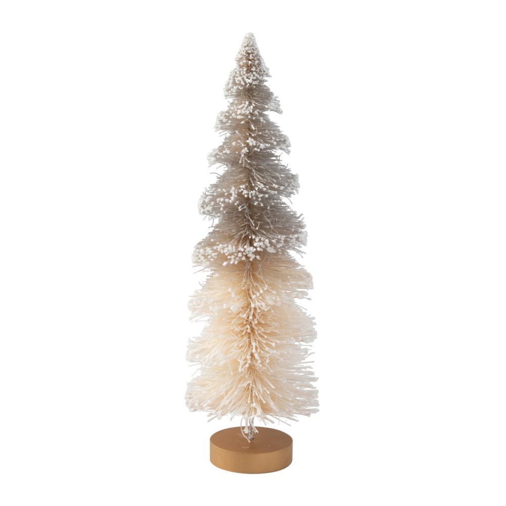 White Sisal Bottle Brush Christmas Tree | Oriental Trading Company