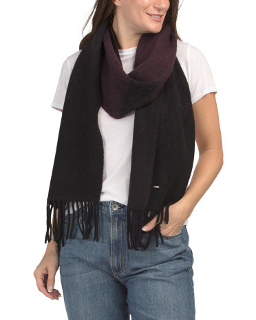 Wool And Cashmere Blend Scarf | Marshalls