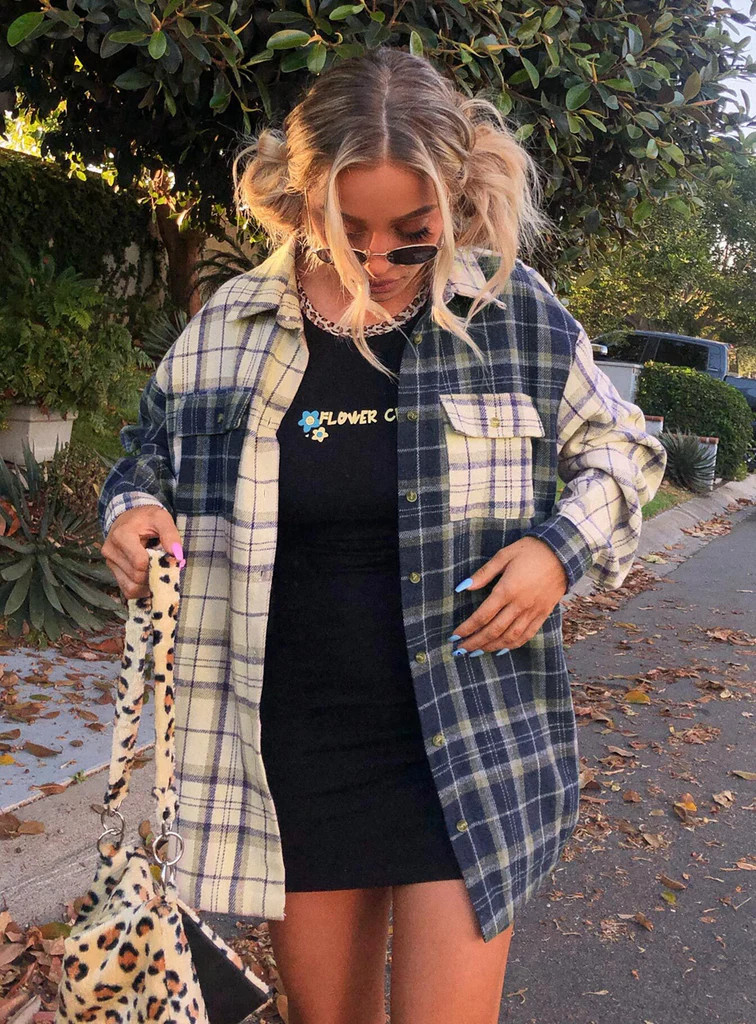Unity Check Shirt Blue | Princess Polly US