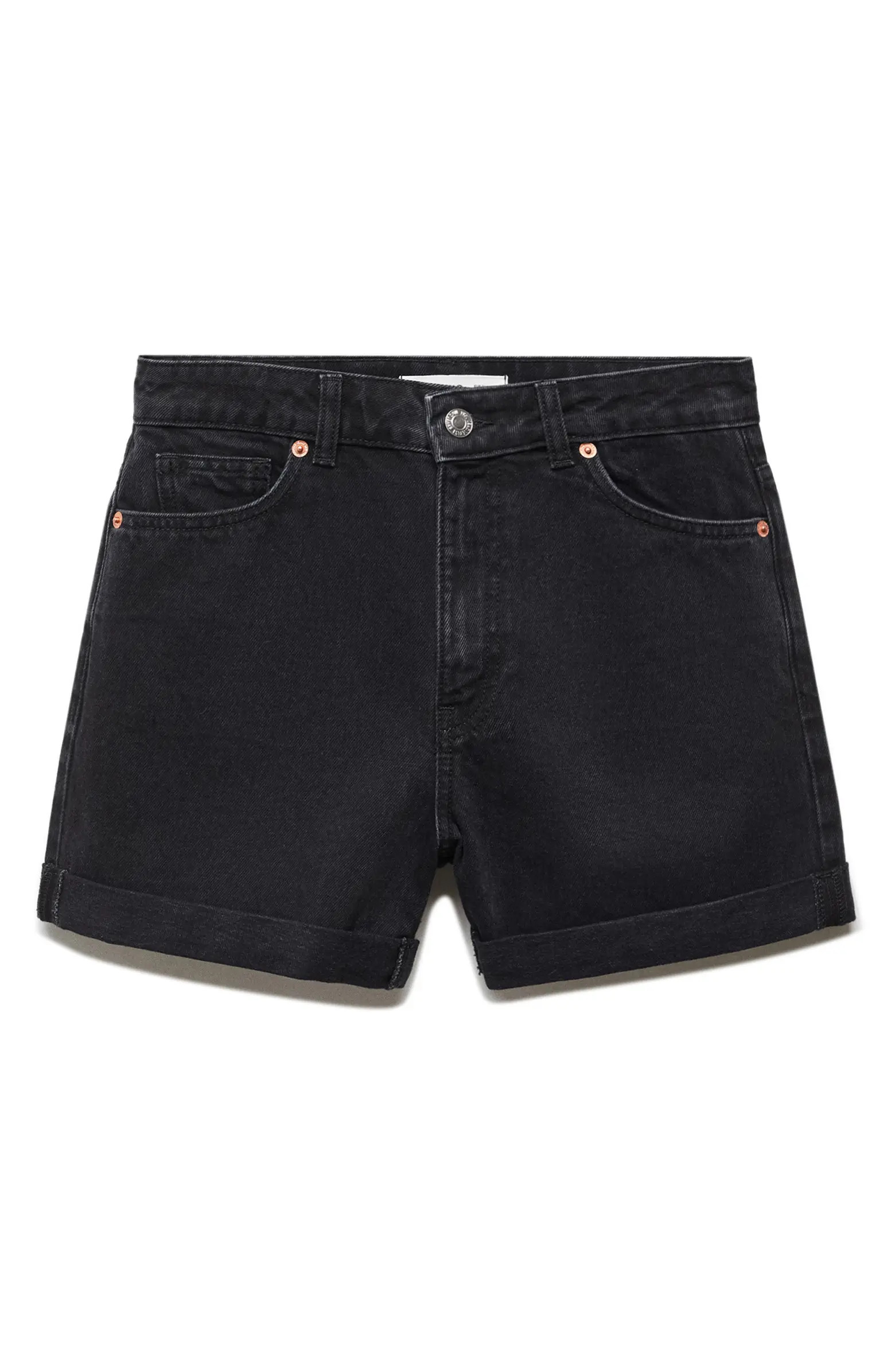 MANGO High Waist Mom Fit Denim Shorts | Nordstrom | Nordstrom