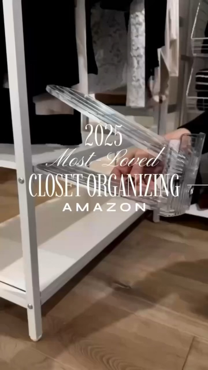 BEST-SELLING CLOSET ORGANIZERS OF 2025! These closet organizers completely transformed my space in just a couple of hours. Everything looks custom, calm, and beautifully put together — now every item has a place, and getting dressed is effortless. The sleek, neutral design gives a built-in look without the cost of a renovation or designer install.

#Amazon #TheHillaryStyle #ClosetOrganization #ClosetEssentials #HomeOrganization #OrganizedHome #AffordableLuxury #ModernStorage #ClosetGoals 

 #LTKmomlife #LTKOver40 #LTKFindsUnder100