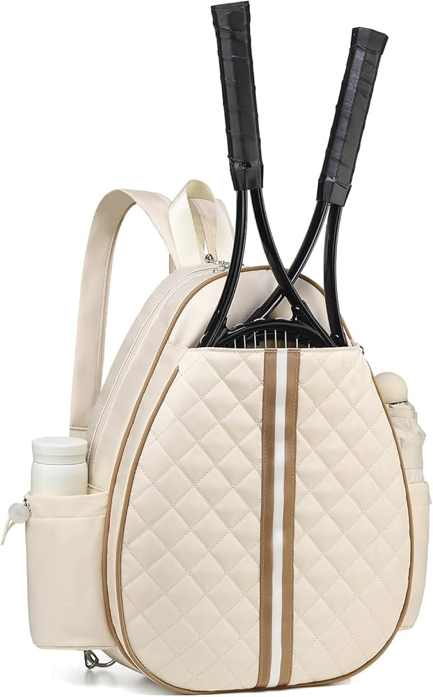 Tennis Bag, Convertible Sling Crossbody Backpack Waterproof Reversible Racket Bags for Women Men | Amazon (US)