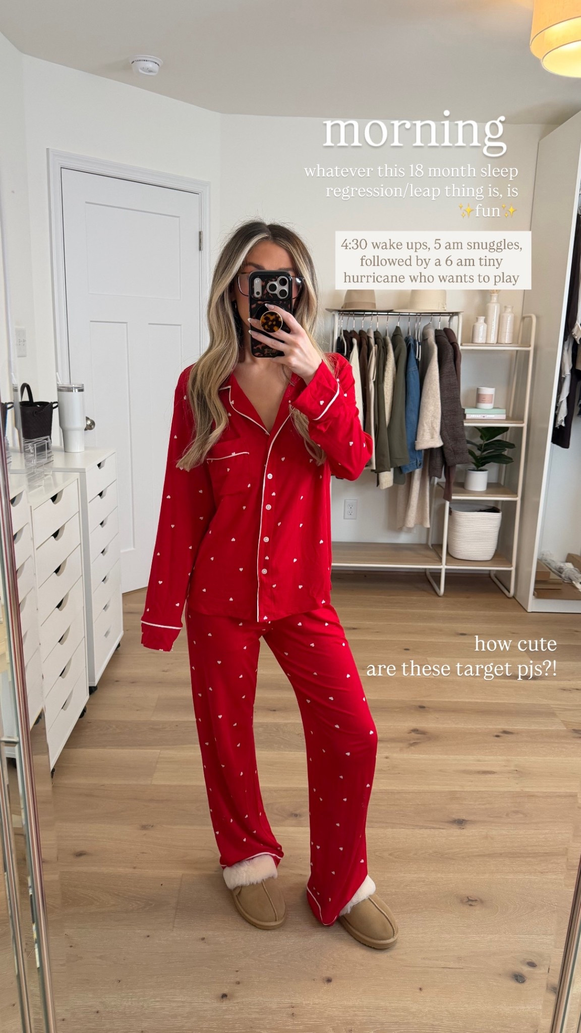 Cutest valentines themed pjs! Under $40 and true to size! I’m wearing a xs and also grabbed the white pair 

#LTKmorningroutine #LTKFindsUnder50 #LTKselfcare