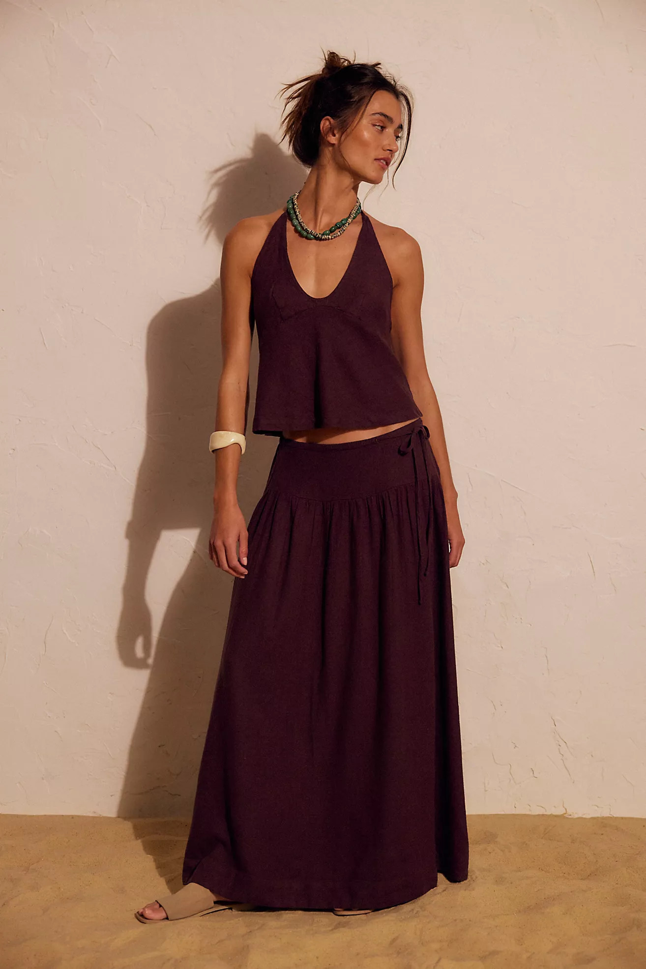 Sandshell Linen Skirt Set | Free People (Global - UK&FR Excluded)