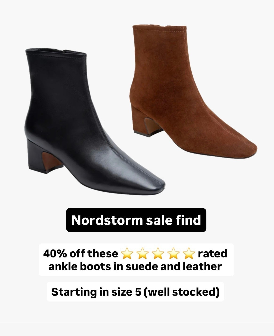 Nordstrom Black Friday sale - 40% off these ankle boots with good reviews 



#LTKWorkwear #LTKGiftGuide #LTKCyberWeek