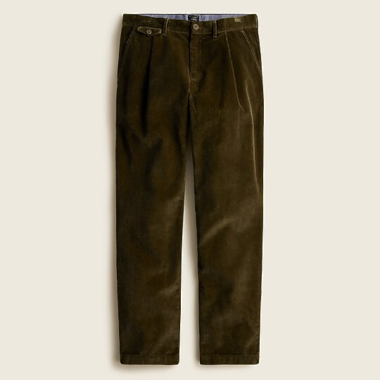 Single-pleat 10-wale corduroy pant | J. Crew US