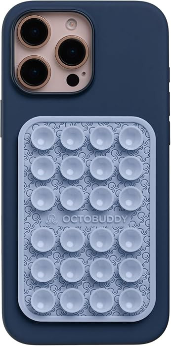 OCTOBUDDY Textures OCTO LUV - Silicone Suction Phone Case Adhesive Mount - Hands-Free Grip with 2... | Amazon (US)
