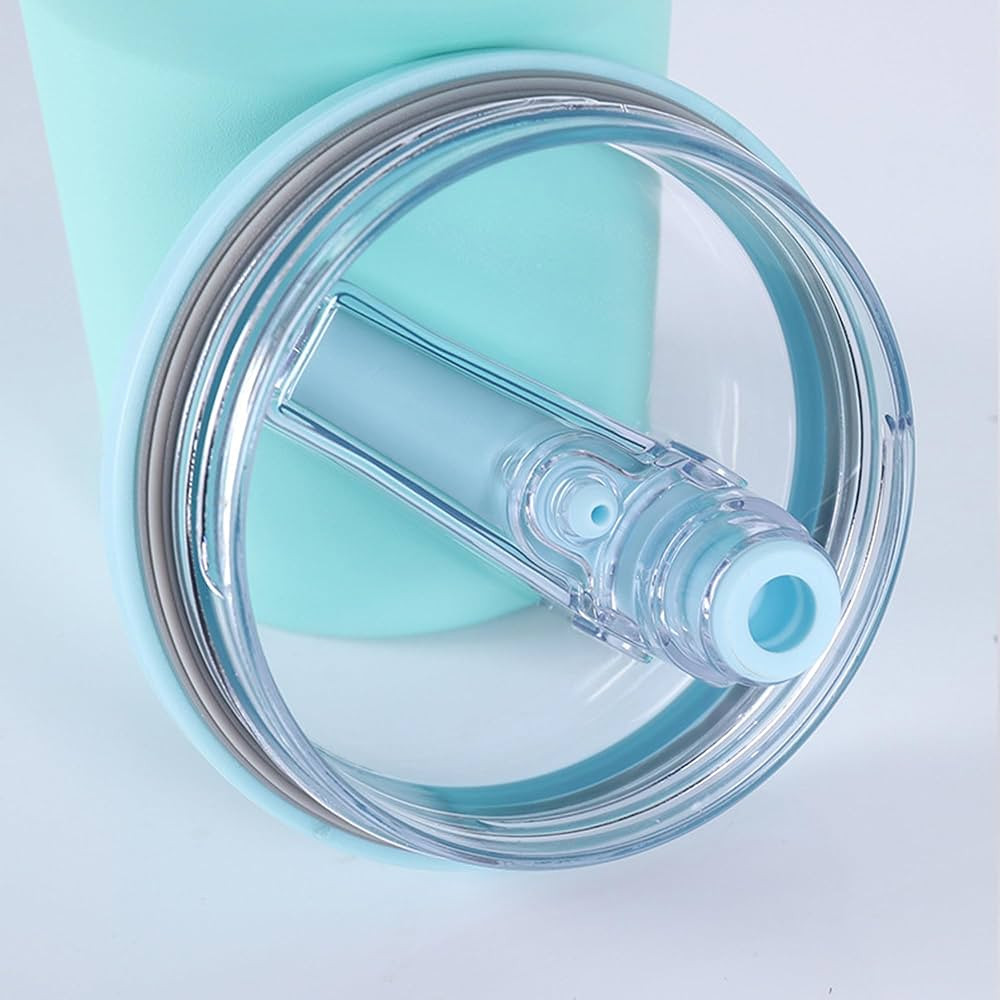 2 PCS 40 oz Replaceble Tumbler Flip Straw Lid for Stanley Quencher, Straw Lid Replacement Fit for... | Amazon (US)