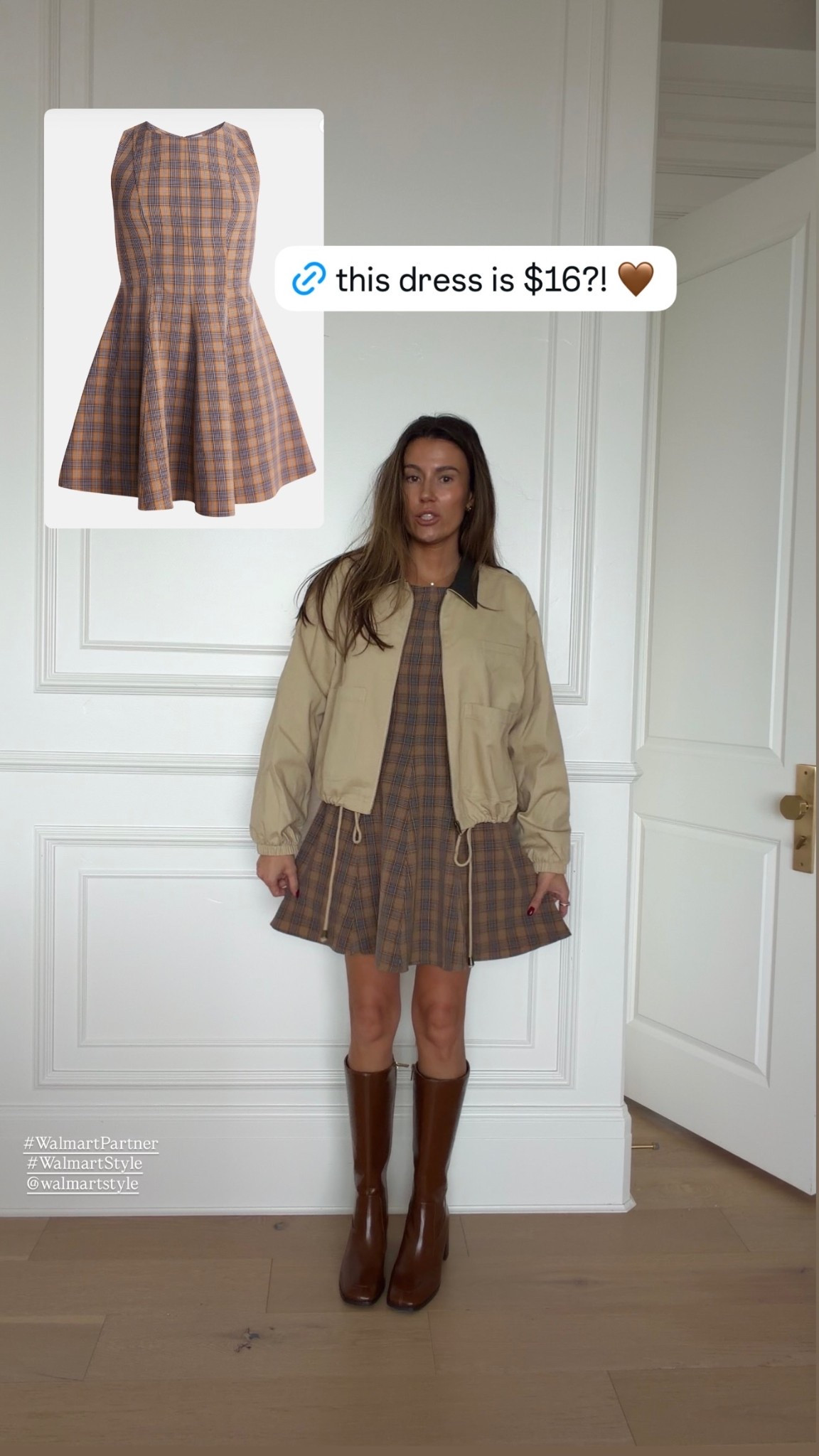The cutest fall dress!  Wearing size small

Plaid dress, fall outfit, family photos outfit, fall boots, Walmart fashion @Walmart

#LTKootd #LTKOver40 #LTKSeasonal