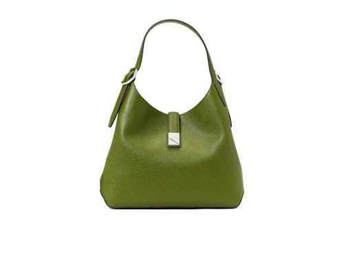 kate spade new york Deco Pebbled Leather Crossbody Tote, Jungle Vine | Amazon (US)
