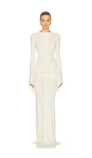 Hima Dress in Off White | Revolve Clothing (Global)