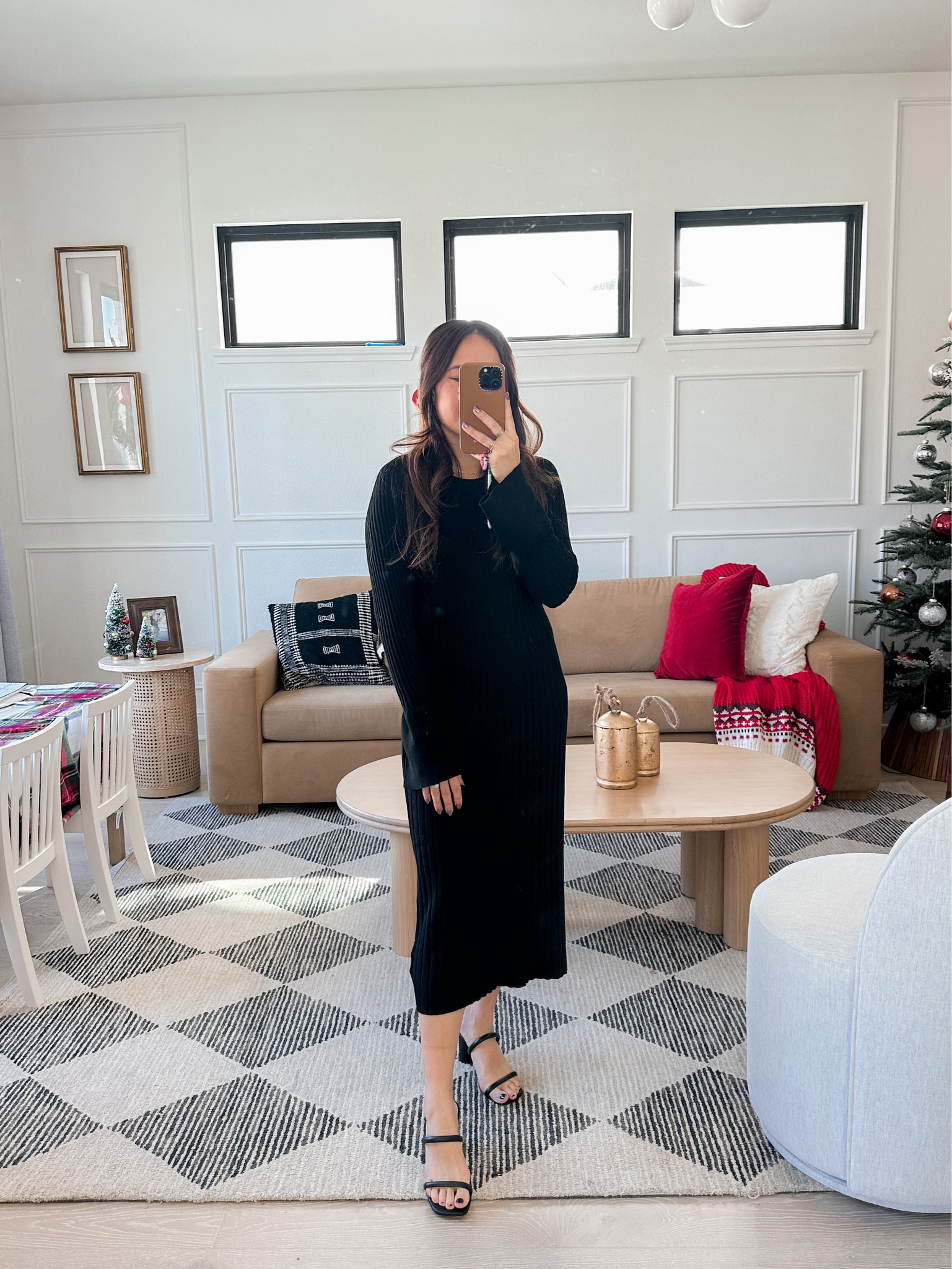 Black midi dress in an XS and comes in 3 colors as well from @walmart @walmartfashion #walmart #walmartpartner #walmartfashion 

#LTKHoliday #LTKfindsunder50