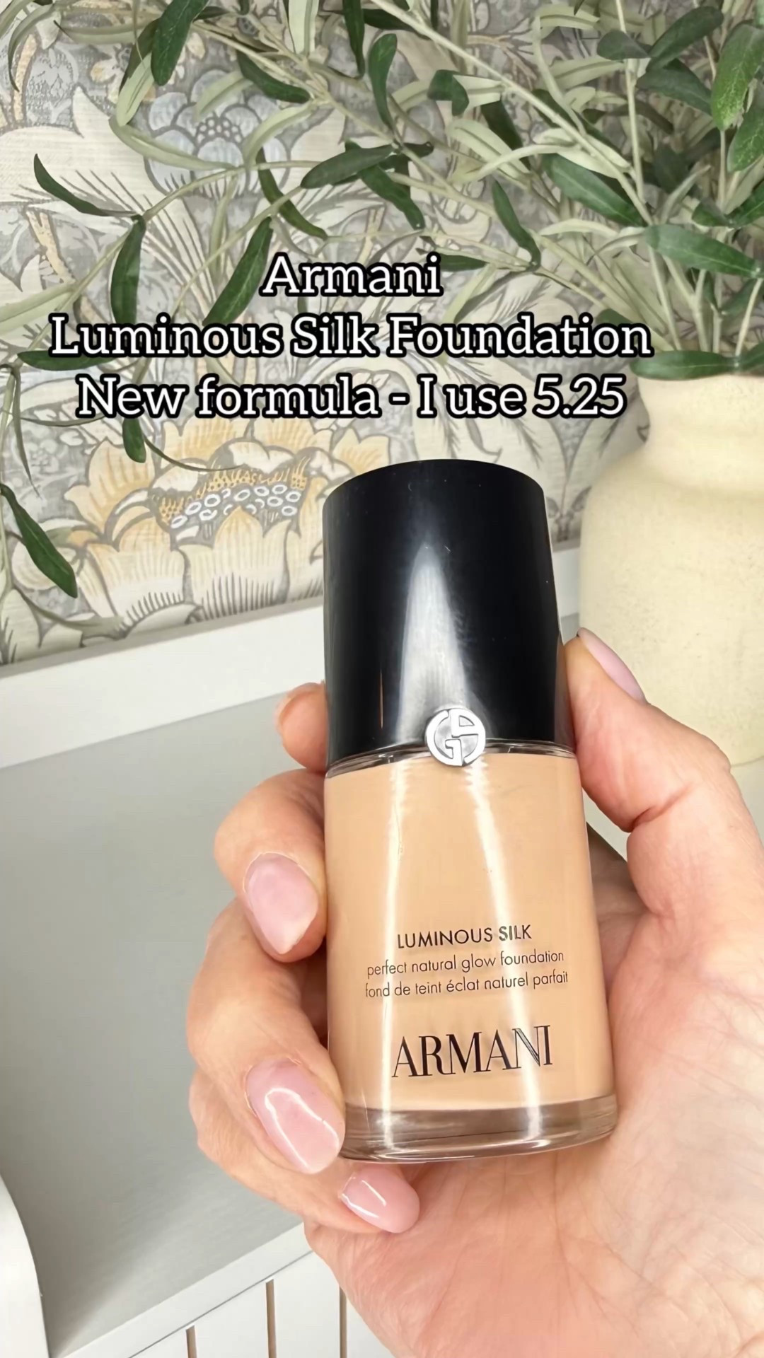 I love the coverage I get from the new Armani Luminous Silk foundation. I use 5.25.  I use my fingers or a brush to apply. A little goes a long way.  

#LTKBeauty #LTKmorningroutine #LTKOver40