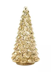Small Gold Mercury Glass Tree | Belk