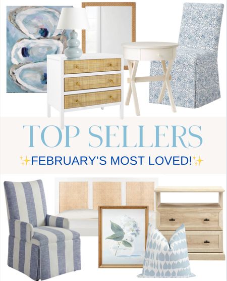 Shop my February best sellers! Lots of blue and white + affordable home decor and furniture finds!

Dining chair, nightstand, side table, cane and rattan, headboard, throw pillow, mirror, blue lamp



#LTKfindsunder100 #LTKhome #LTKsalealert