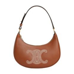 Ava bag in smooth calfskin with Triomphe embroidery - CELINE | 24S (APAC/EU)