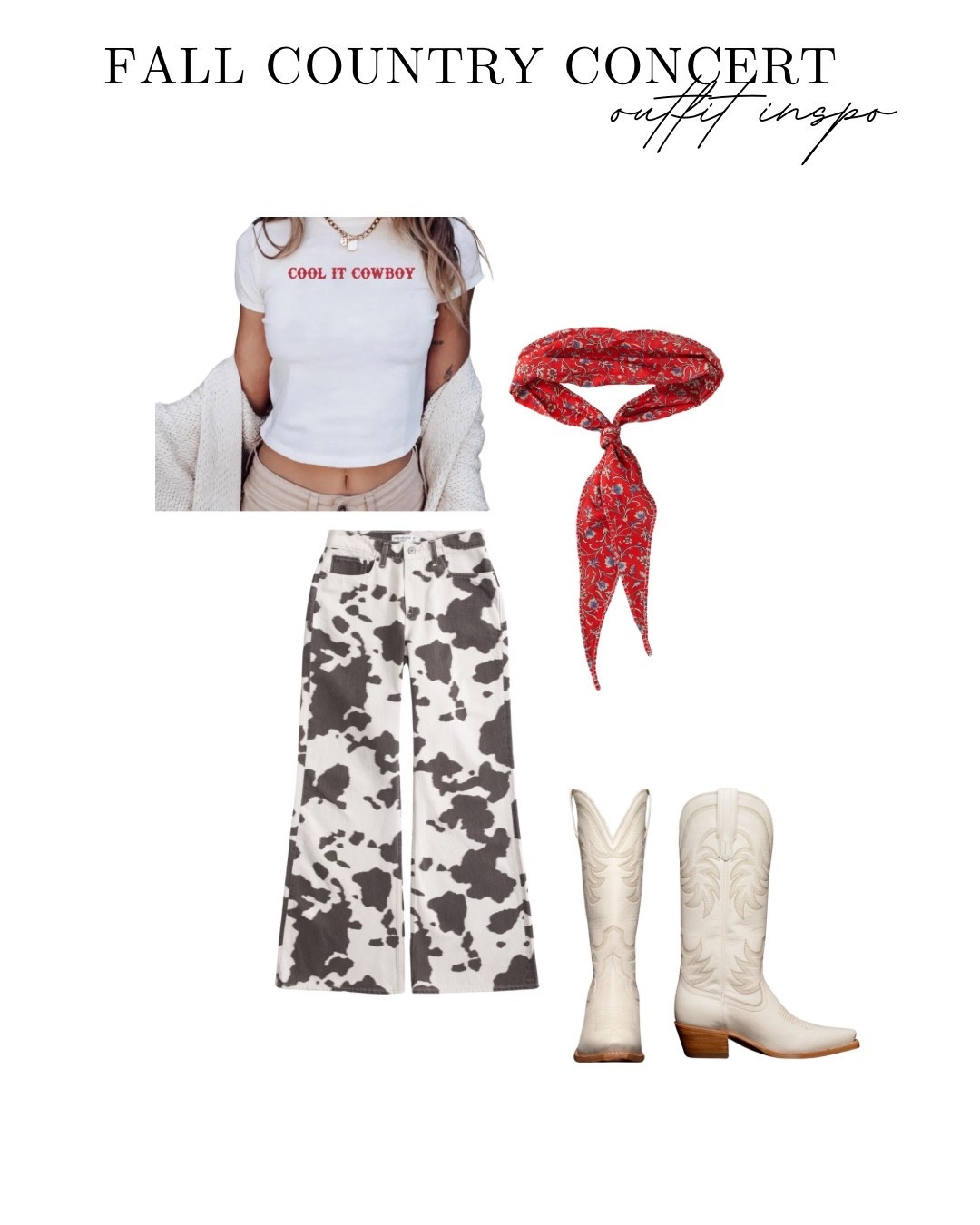 Got any country concerts or festivals this fall? Here’s some outfit inspo!