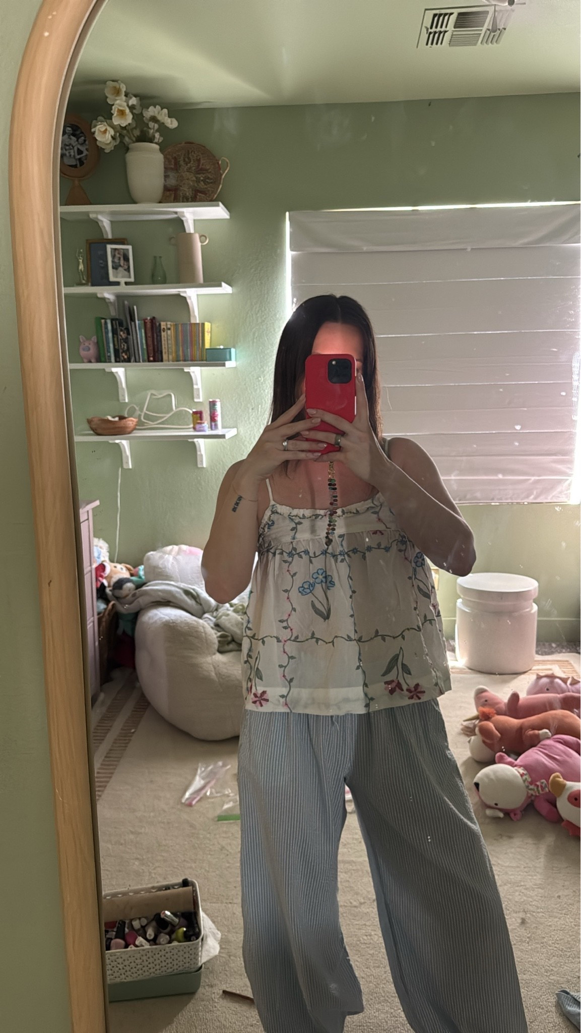Girly top for the girly room. 🌼🌸

#LTKdayinmylife #LTKootd #LTKHome