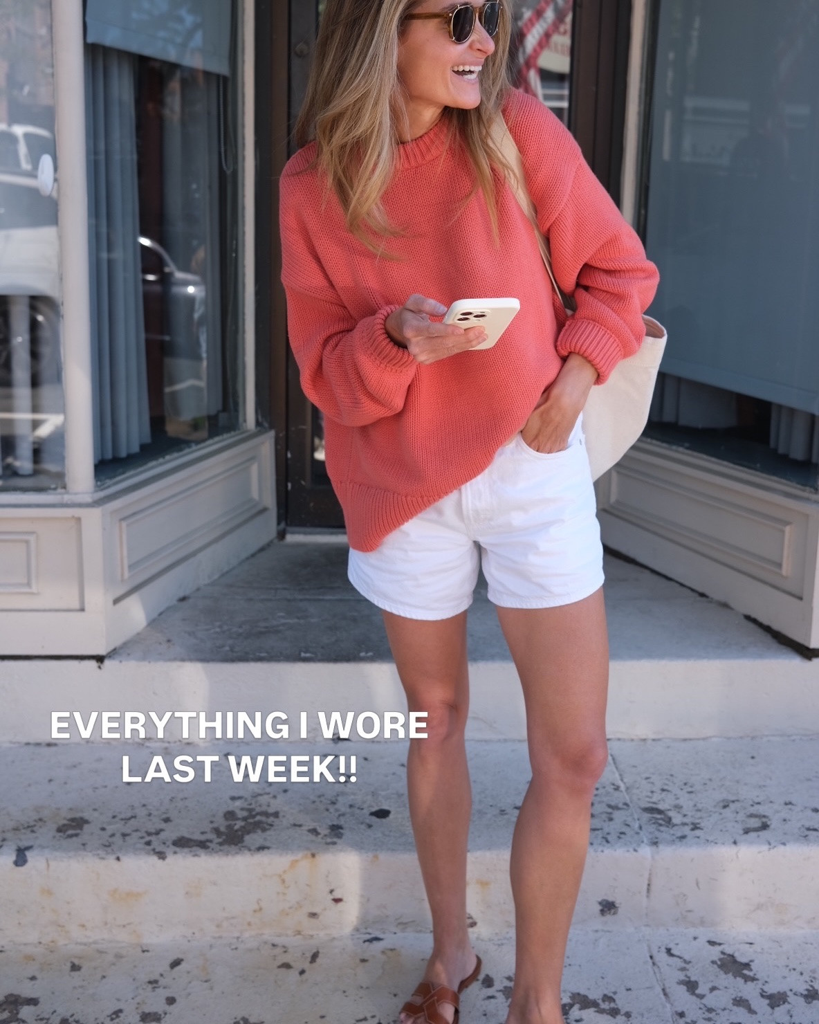 Every June the weather turns and we look at each other and say “this is why we live here!” So much time outside last week and it was truly life giving. I really try to focus on simple but elevated outfits in the summer. A cute pair of shorts, the perfect white tee, a few fun accessories to tie it all together. 

Sizing Notes: Natucket Red Sweater: Runs big, but wearing a small White Tee: tts (small) White Shorts: tts (25)MX Sandals: run tts (37)Crochet shorts: run small (size up 1) (use MEG15) Jelly Sandals run tts J.Crew shorts: run big, size down 1 (XS)Flag Sweater: Size up 1, (medium) Amazon Skirt: runs tts (small) Hoodie: runs tts (in small) Linen Dress: runs a little big in a size 2 (use MEGDEFEO10) Boxer Shorts: run tts (small) Cream Dress: wearing XS Wrap Sandals: run tts (37) Navy tank: runs tts, in small Linen shorts: run tts, in a 25 (use 15MEG)

#LTKSeasonal #LTKootd #LTKgrwm