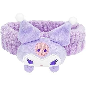 Kawaii Spa Headband for Washing Face, Cute Purple Headband for Make Up, Washing, Party, Soft Head... | Amazon (US)
