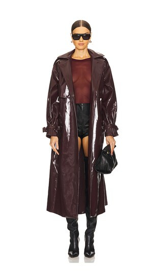 Harlow Trench in Maraschino Cherry | Revolve Clothing (Global)