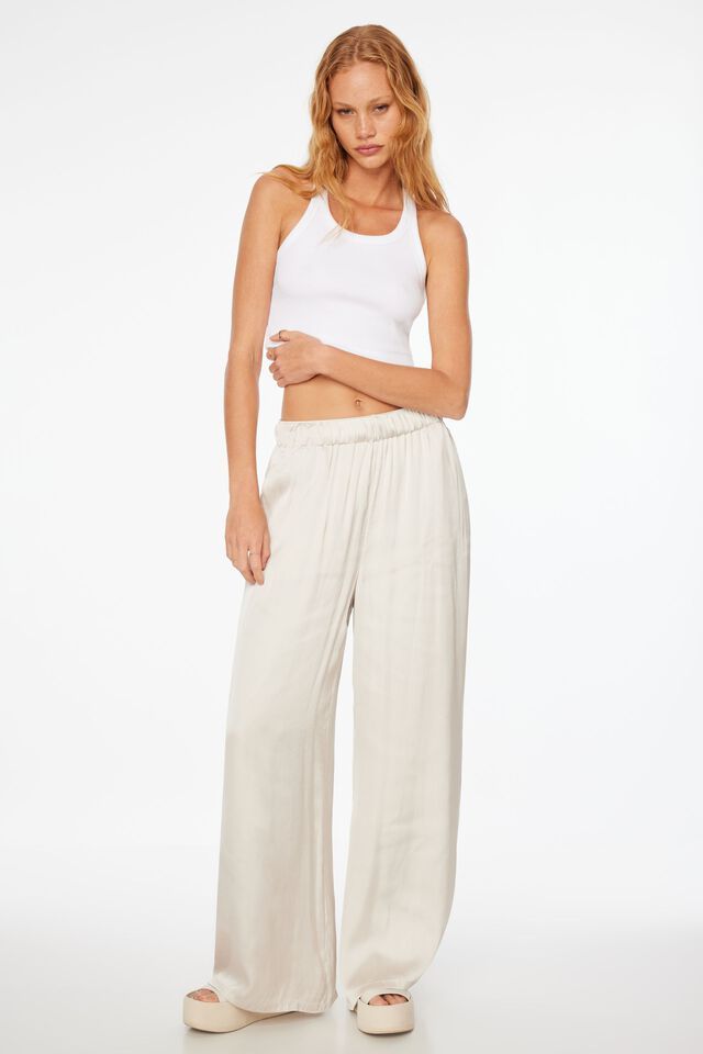 Heidi Wide Leg Satin Pants$59.95 | Dynamite Clothing