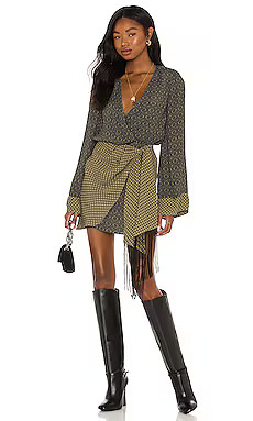 House of Harlow 1960 x REVOLVE Giovanna Mini Dress in Geo Multi from Revolve.com | Revolve Clothing (Global)