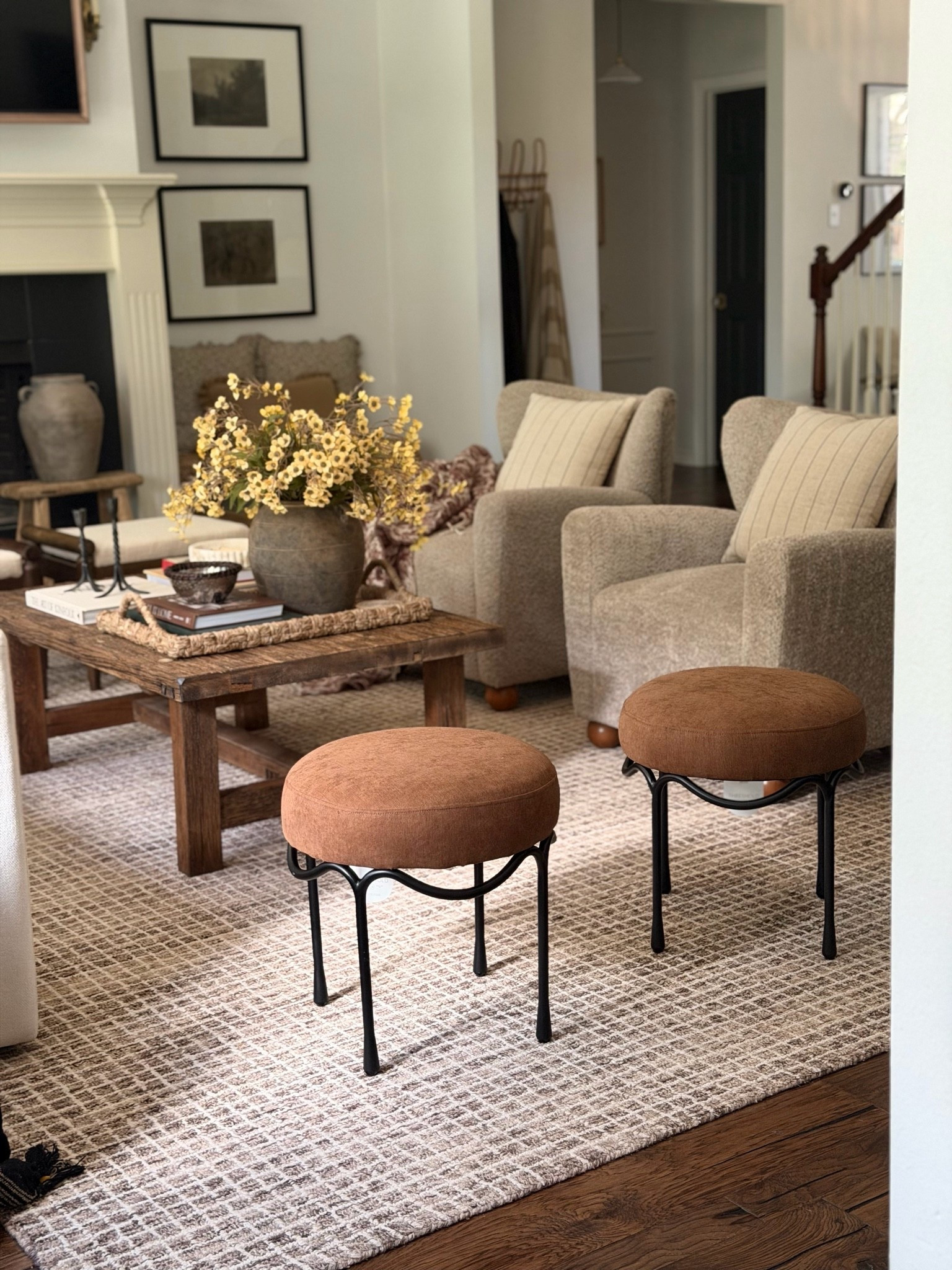 I was lucky enough to find two of these ottomans at my local Target! The color is GORG and the style fits my aesthetic perfectly 😍

Definitely a look for less! Only $60 each! 🤌🏼

#LTKU #LTKHome