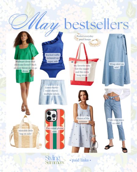 Your favorites from MAY! Bag jeans dress phone case swim shorts Walmart jcrew Shopbop - so much of this is on sale!

#LTKFindsUnder100 #LTKSaleAlert #LTKItBag