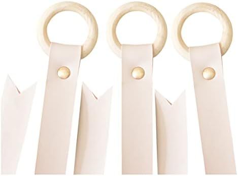 California Tot Faux Leather Bow Clip Organizers (Pale Pink Set of 3) | Amazon (US)