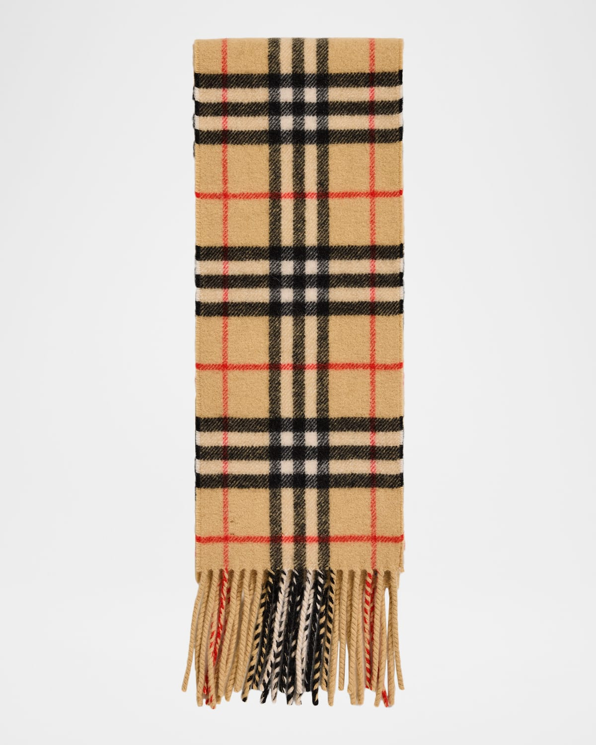 Check Cashmere Scarf | Neiman Marcus