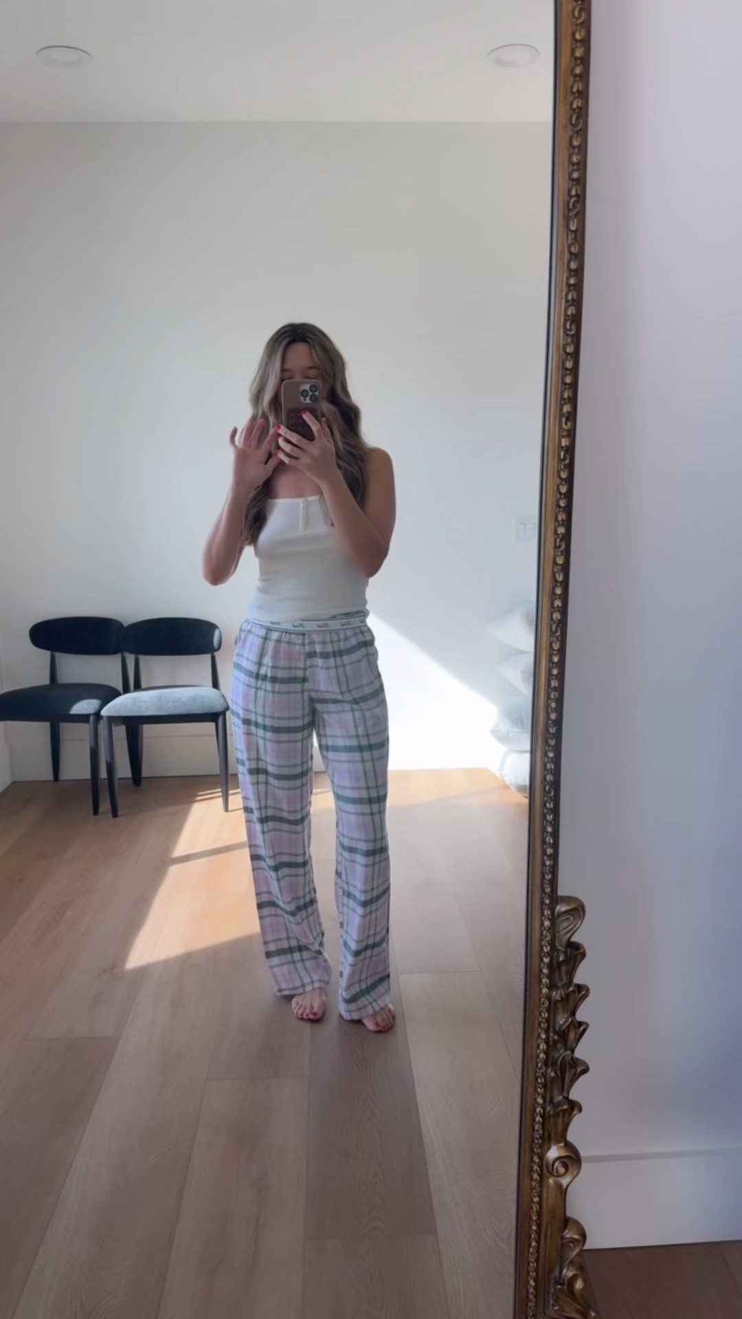 VICTORIA'S SECRET ❤️ SEMI ANNUAL SALE UP TO 60% OFF ❤️ ❄️ pjs - loungewear  🖤 
Cami and pants both small 

#LTKSaleAlert