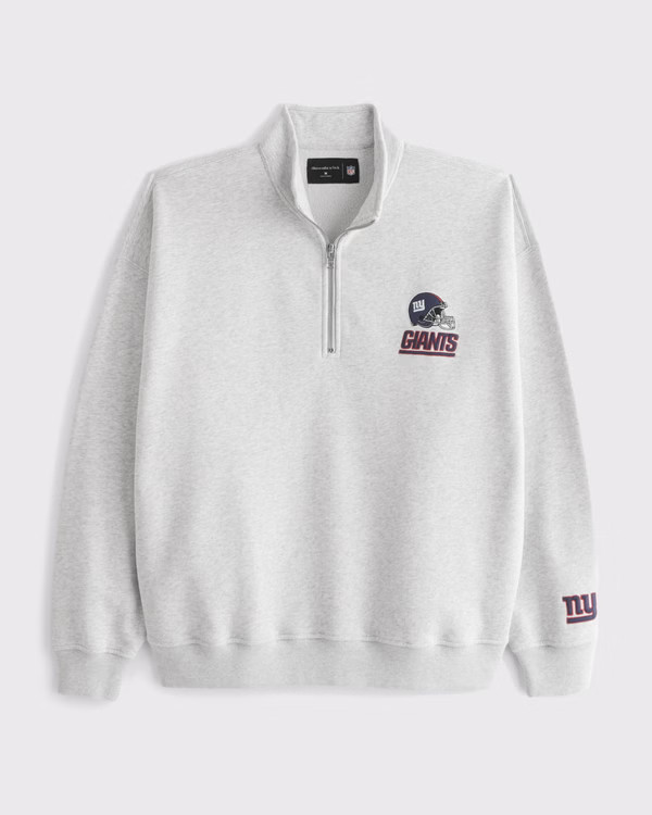 New York Giants Half-Zip Sweatshirt | Abercrombie & Fitch (US)