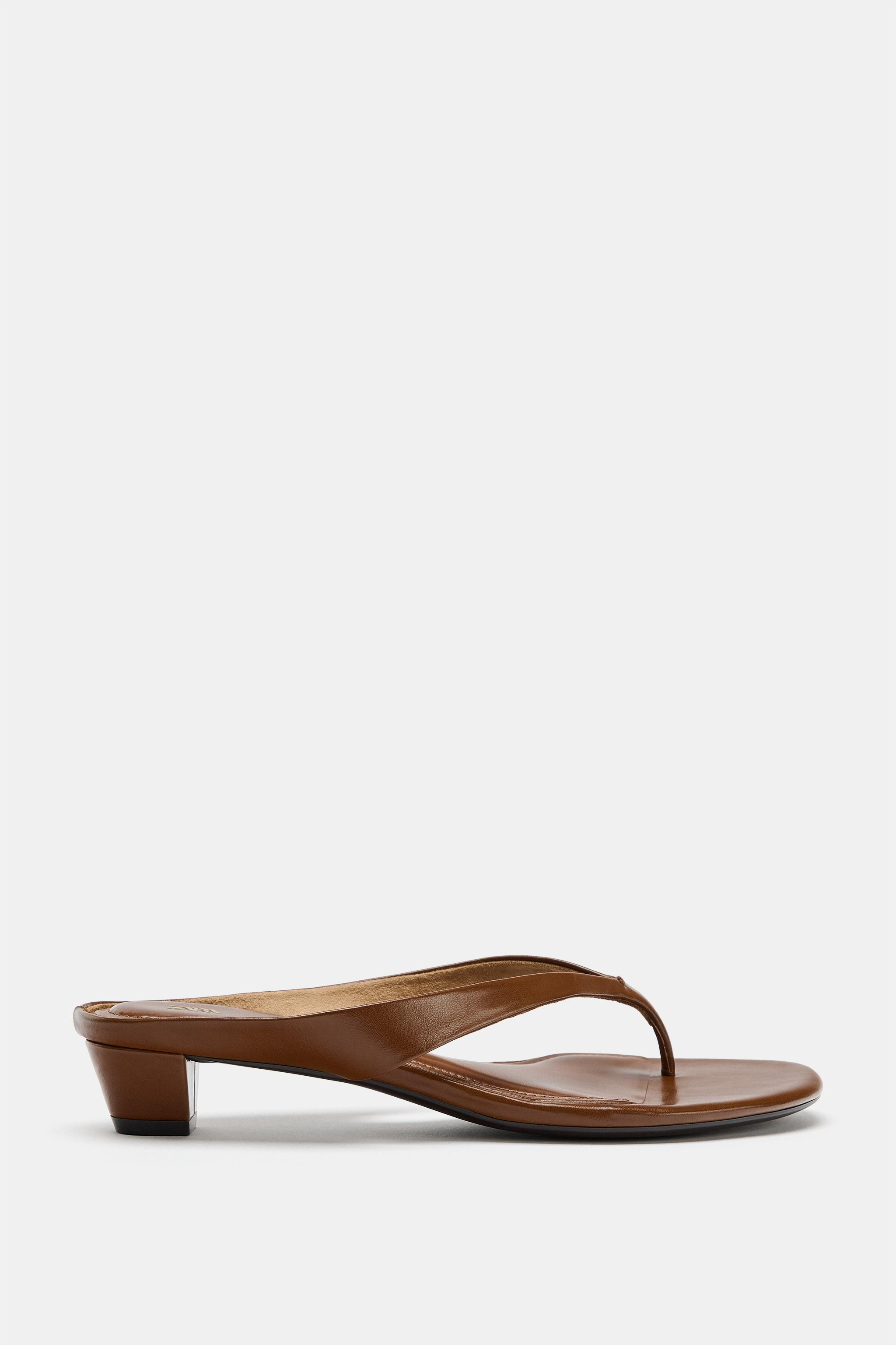 KITTEN HEEL SANDALS | Zara Canada