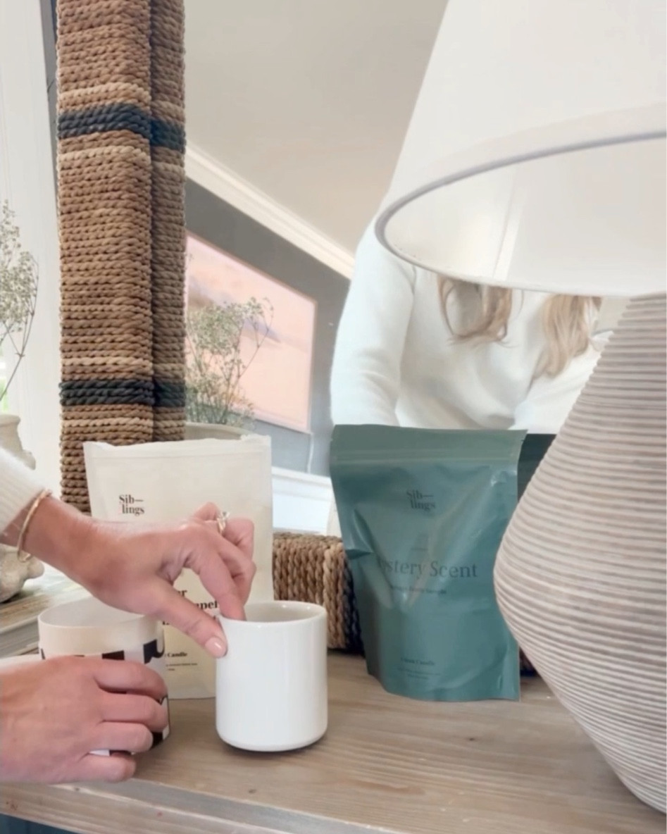 Make your own candle! #siblingscandles #mysteryscent #candles #nontoxicxandles 

#LTKfit #LTKhome #LTKSeasonal