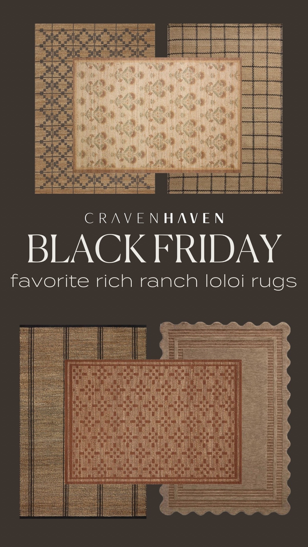 My favorite rugs with a rich ranch / modern mountain aesthetic on MAJOR SALE for Black Friday from loloi!

#LTKCyberWeek #LTKHome #LTKSaleAlert