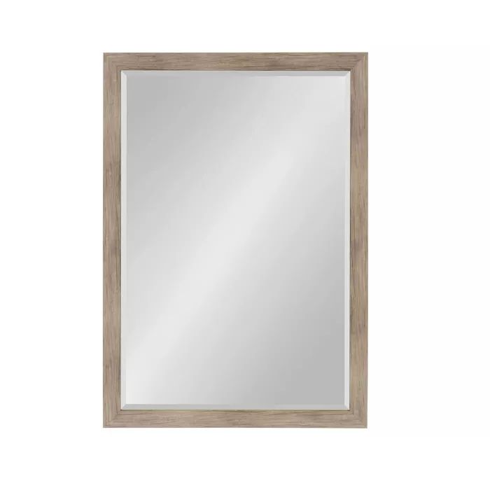 27" x 39" Beatrice Framed Wall Mirror Rustic Brown - DesignOvation | Target