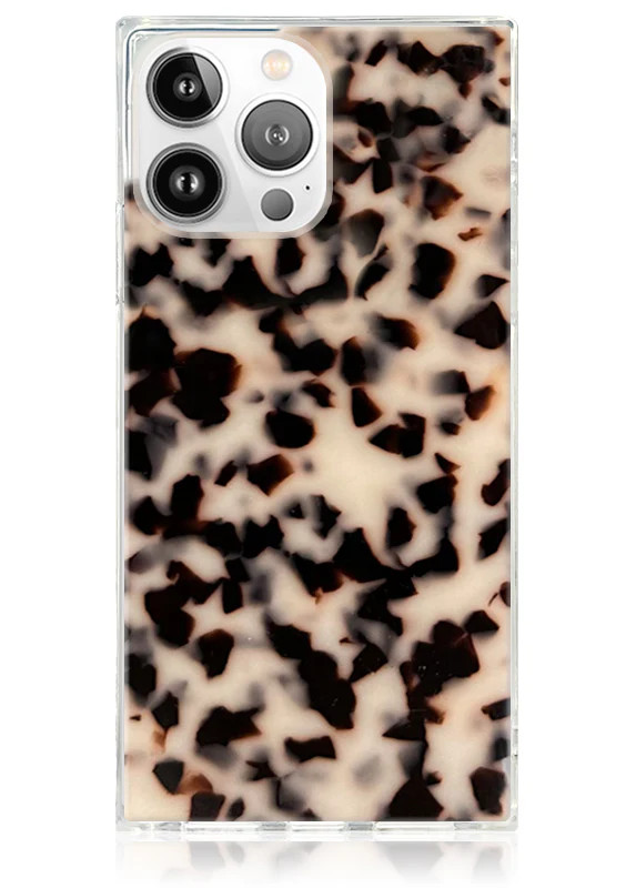 SQUARE® Blonde Tortoise Shell iPhone Case | FLAUNT