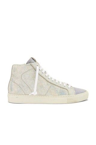 P448 Star High Top Sneaker in Silver & Lilac from Revolve.com | Revolve Clothing (Global)