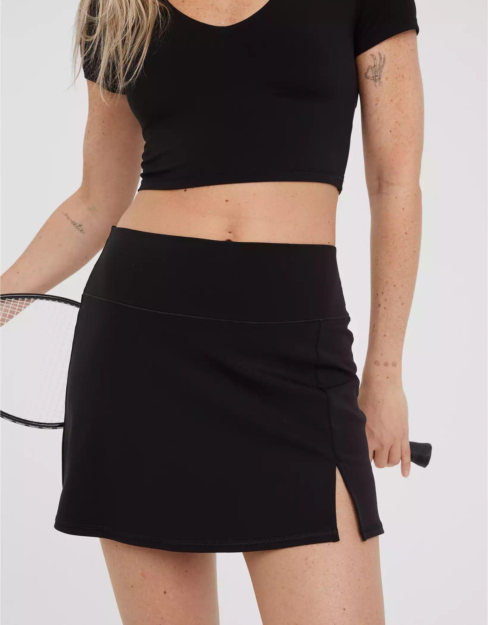 OFFLINE By Aerie Real Me Slit Skort | American Eagle Outfitters (US & CA)
