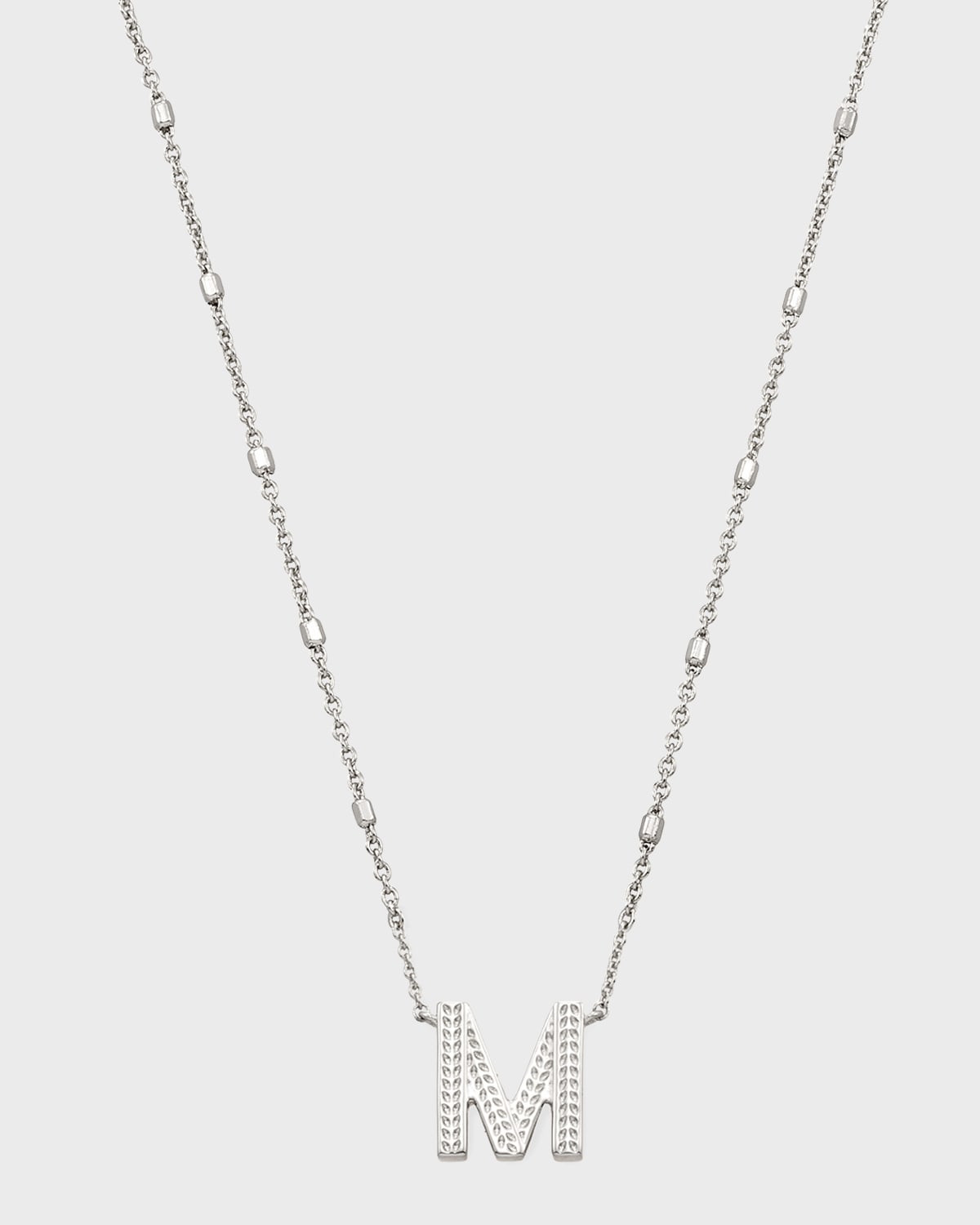 Letter M Pendant Necklace | Neiman Marcus