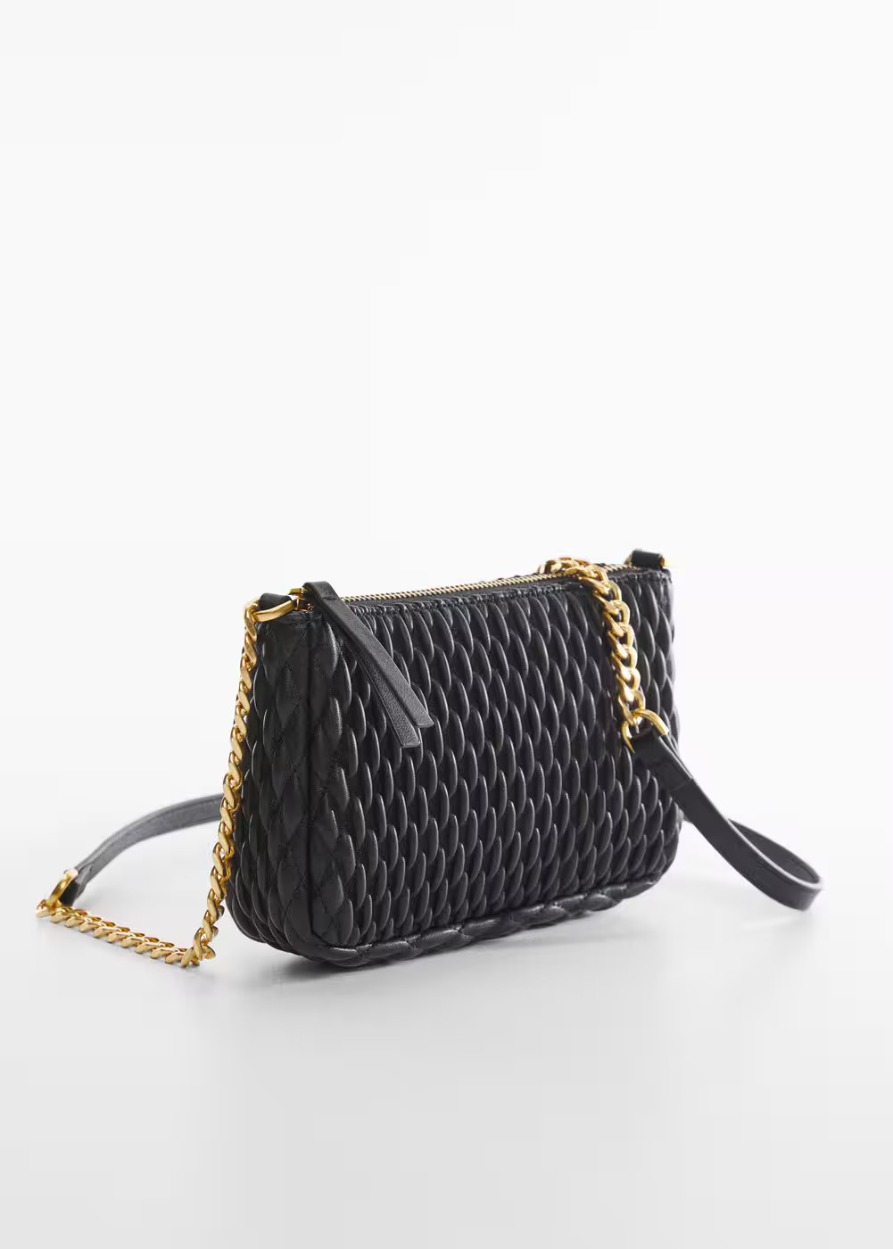 Texture cross-body bag -  Women | Mango USA | MANGO (US)
