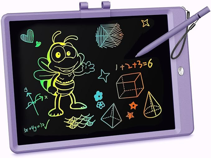 KOKODI LCD Writing Tablet, 10 Inch Colorful Toddler Doodle Board Drawing Tablet, Erasable Reusabl... | Amazon (US)